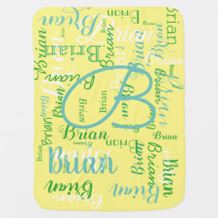 baby yellow blanket