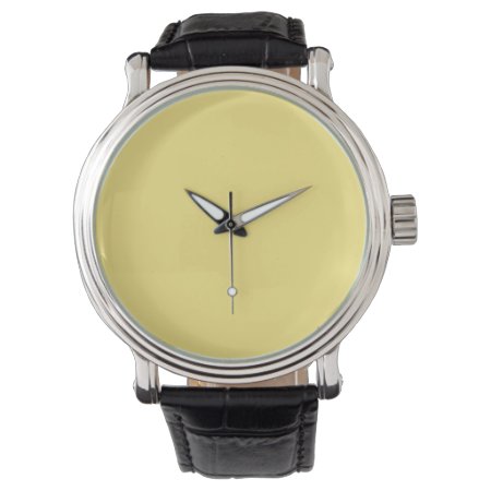Baby Yellow Personalized Trend Color Background Watch