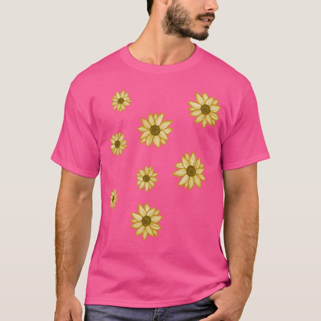 Baby Yellow Sunflowers T-Shirt (Front)