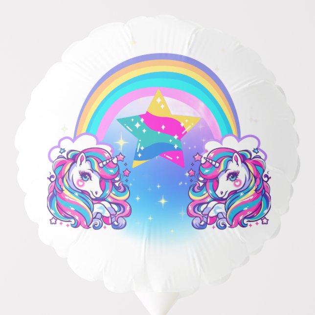 Baby, You're a Star! Birthday Party Balloon  (Front)