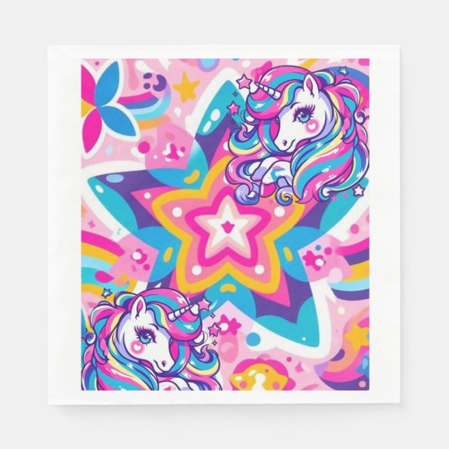 Baby, You're a Star! Birthday Party Napkins (Front)