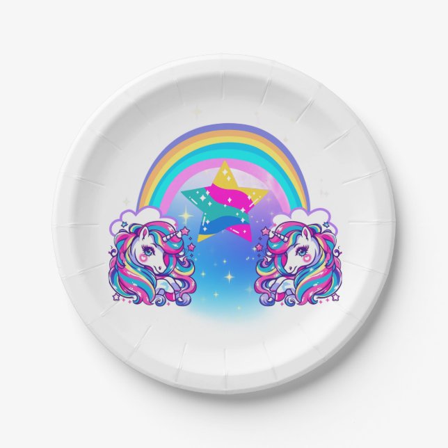 Baby, You're a Star Birthday Party Plate (Front)