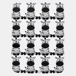 Baby Zebra blankie Receiving Blankets