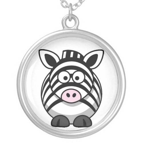 Baby Zebra Cartoon Necklace