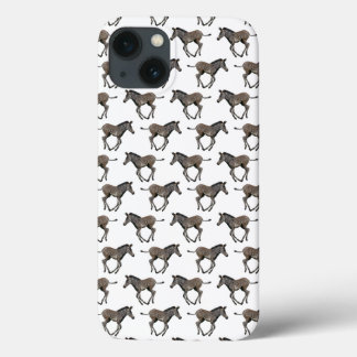 Baby Zebra Frenzy iPad Case (White)