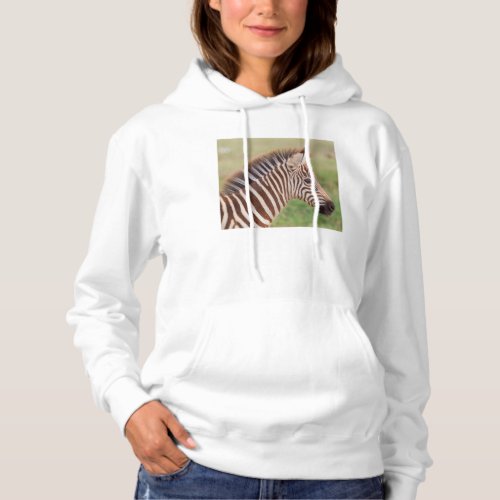 Baby zebra head Tanzania Hoodie