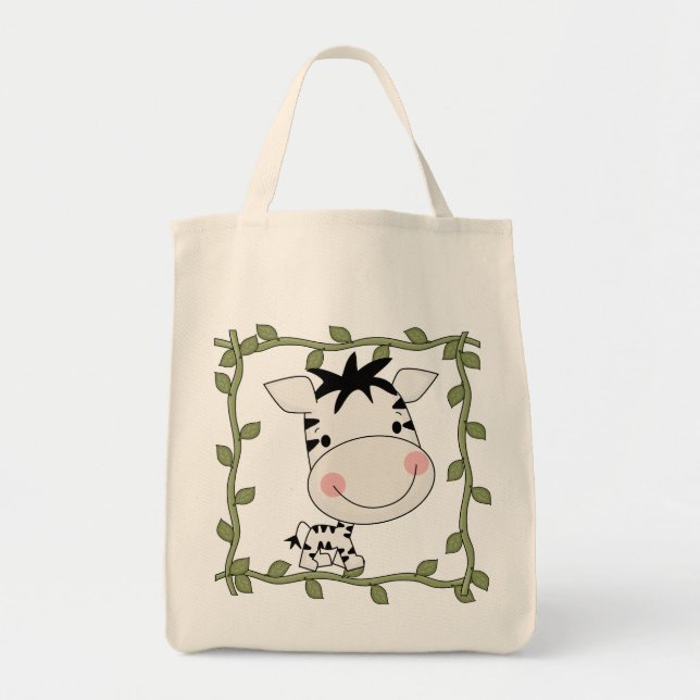 Baby Zebra T-shirts and Gifts Tote Bag (Front)