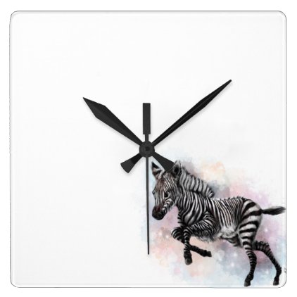 Baby Zebra Wall Clock