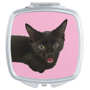 Baby Zina – Black Cat Cute Compact Mirror