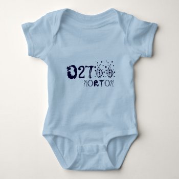 Baby Zip Code Shirt by NortonSpiritApparel at Zazzle