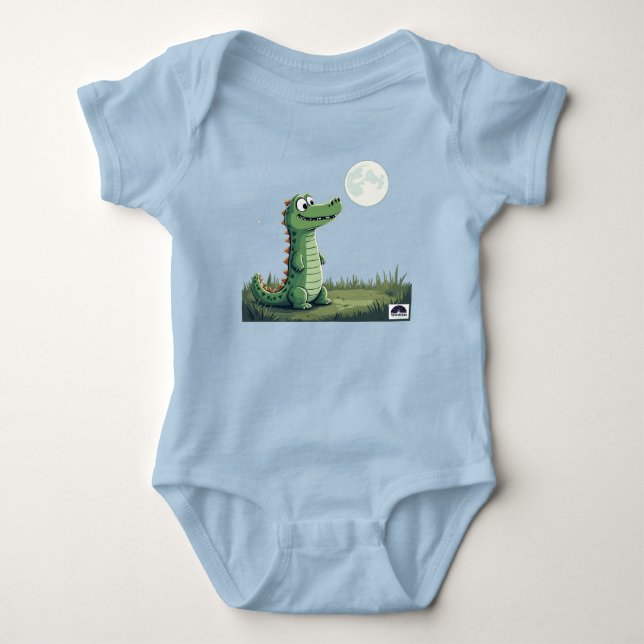 Babybody "Moonlight Croc" - model BC-2301 Baby Bodysuit (Front)
