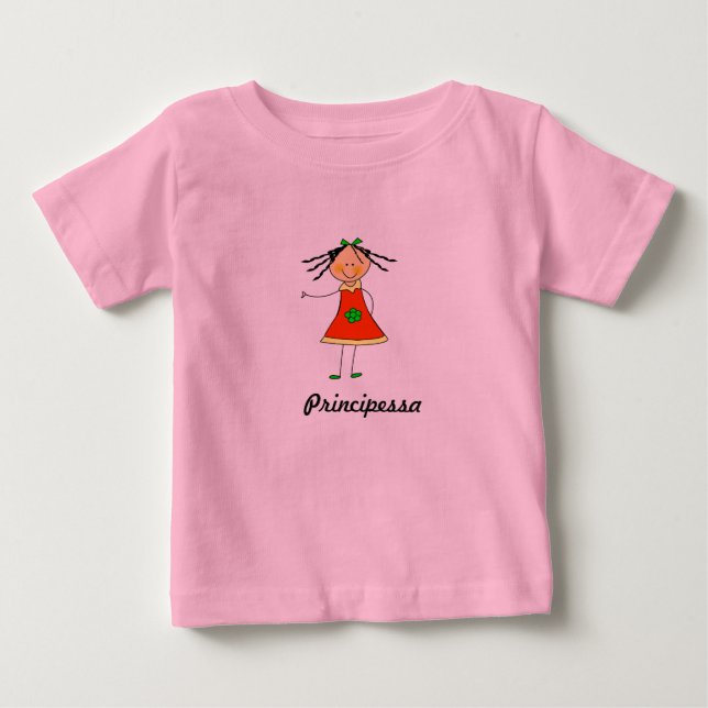 Babybody "Principessa" Baby T-Shirt (Front)