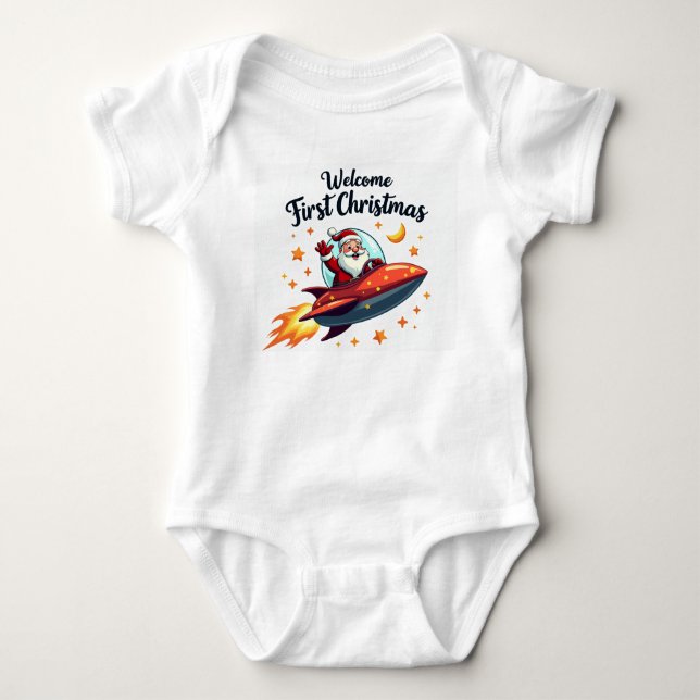 Babybody Weihnachten | My first christmas Baby Bod Baby Bodysuit (Front)