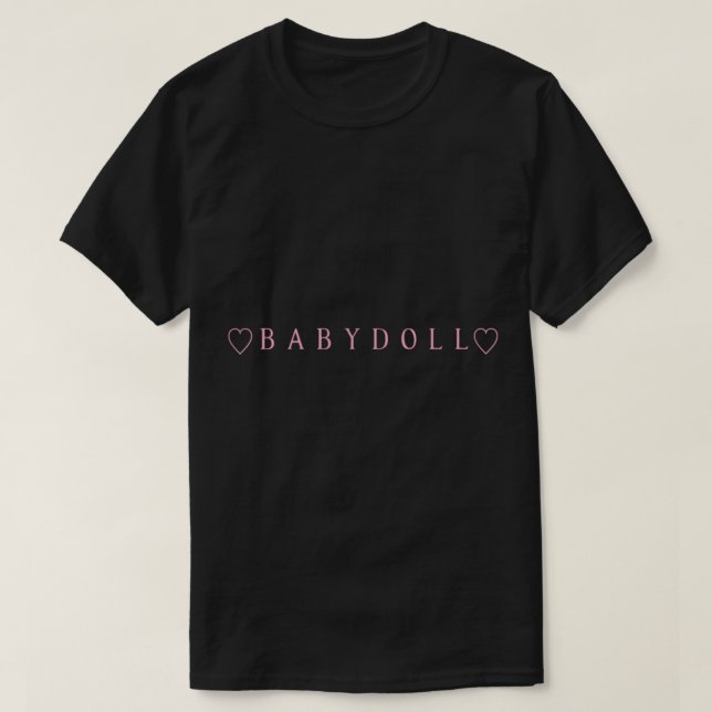 Babydoll_quot_ Coquette aesthetic T-Shirt (Design Front)