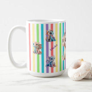Babydragon Rainbow Stripe Mug Cup