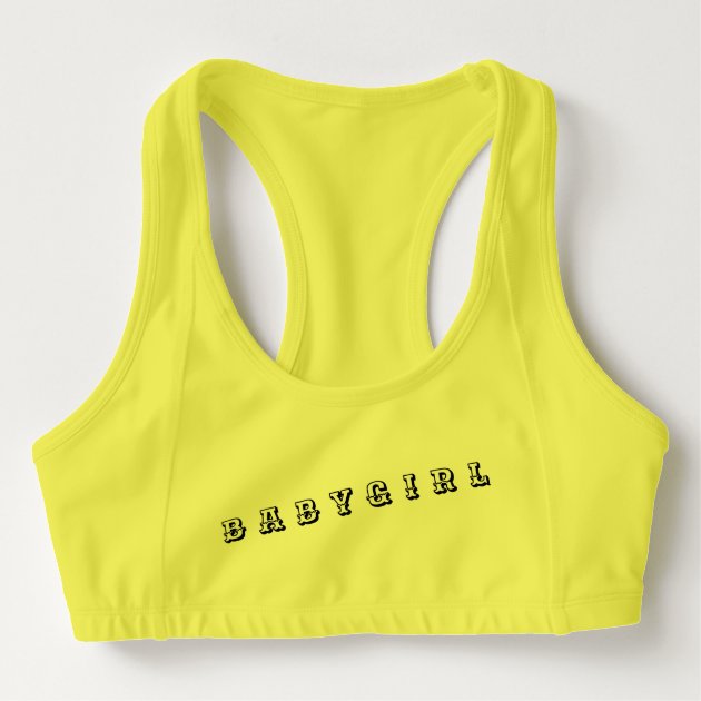 baby girl sports bra