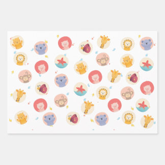 babygirll babyshower wrapping paper sheets
