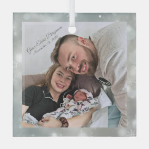 BabyGraceB Arrival Glass Ornament