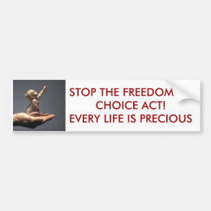 BabyinHand BUMPER STICKER, STOP FOCA Sticker