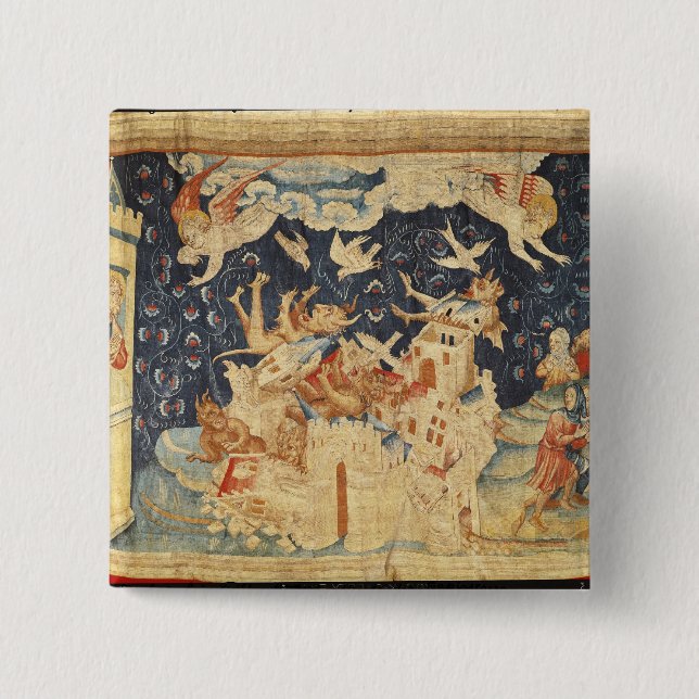 Babylon Invaded by Demons Pinback Button (Front)