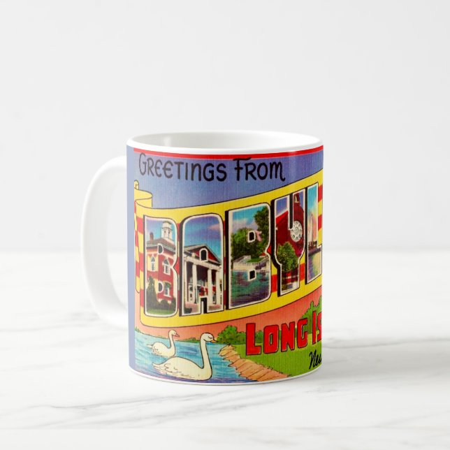 Babylon Long Island Postcard Mug (Front Left)