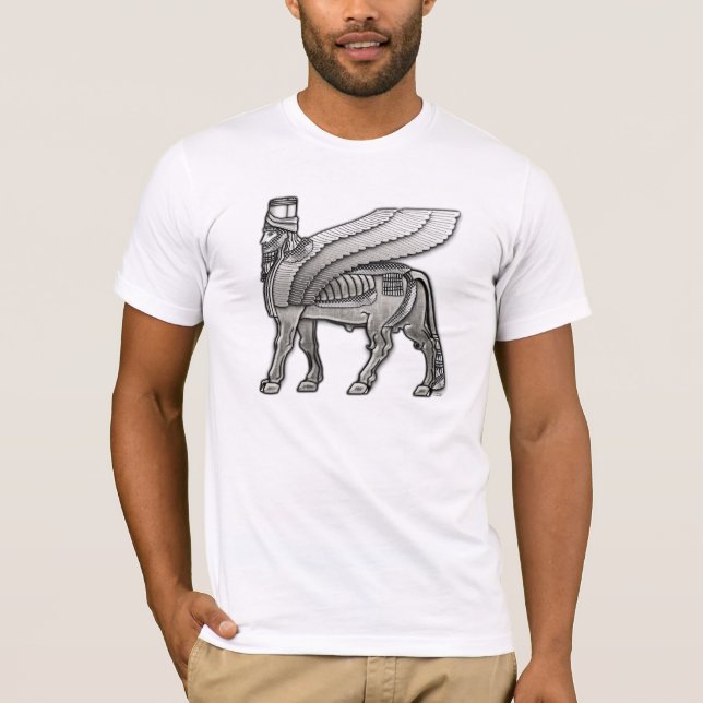 Babylonian Winged Bull Lamassu T-Shirt (Front)