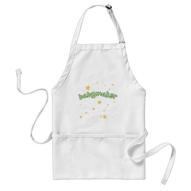 Babymaker Maternity Design Adult Apron (Front)