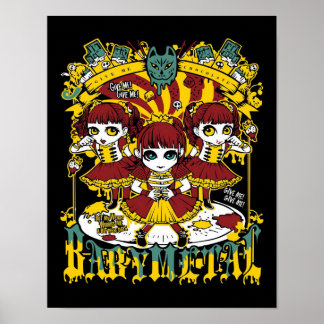babymetal gimme chocolate poster