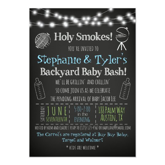 Babyq Bbq Baby Shower Invitation And Book Card Zazzle Com Babyq Bbq Baby Shower Invitation And Book Card Zazzle Com