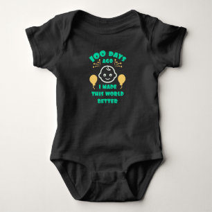 Baby's 100 Days Celebration  100th Day Baby Shower Baby Bodysuit
