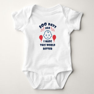 Baby's 100 Days Celebration  100th Day Baby Shower Baby Bodysuit
