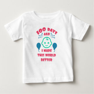 Baby's 100 Days Celebration |100th Day Baby Shower Baby T-Shirt