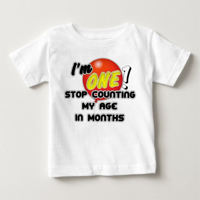 Baby's 1st Birthday Baby T-Shirt (Front)
