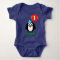 Baby's 1st Birthday creeper | penguin and balloon