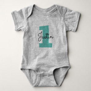 Baby's 1st Birthday custom name bodysuit