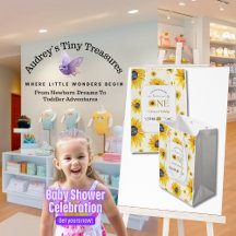 Baby's 1st Birthday - Our Little Sunflower