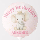 Baby's 1st birthday personalized princess elephant