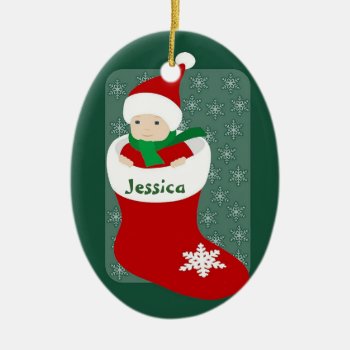 Baby's 1st Ceramic Ornament by SERENITYnFAITH at Zazzle