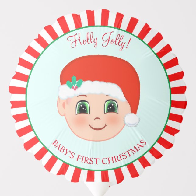 Baby's 1st Christmas Balloon (Front)