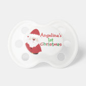 Baby's 1st Christmas Customizable Pacifier (Front)