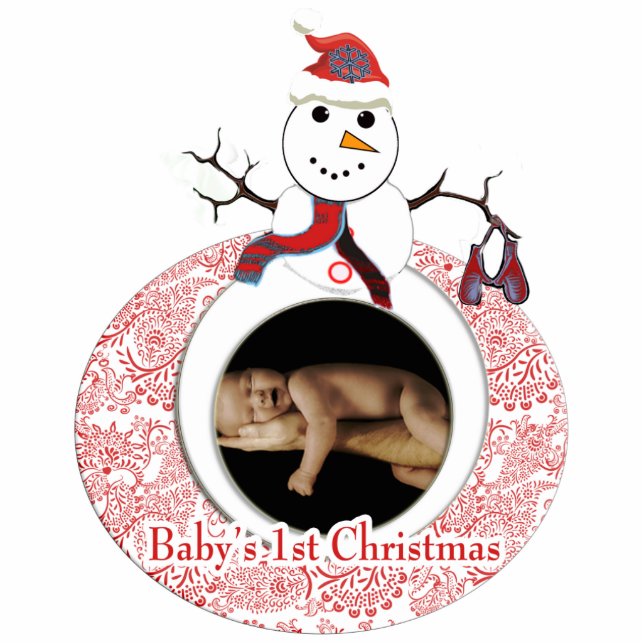 Baby's 1st Christmas Cutout (Front)