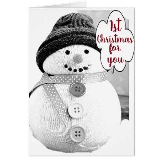 BABY'S ***1st CHRISTMAS*** FILLED WITH GOOD WISHES (Front)