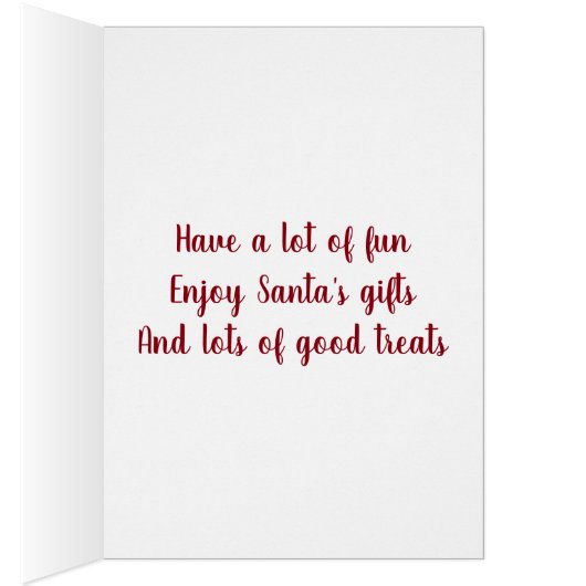 BABY'S ***1st CHRISTMAS*** FILLED WITH GOOD WISHES (Inside (Right))