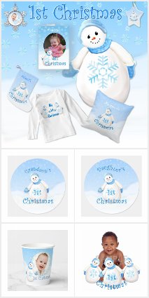 Babys 1st Christmas Snowman