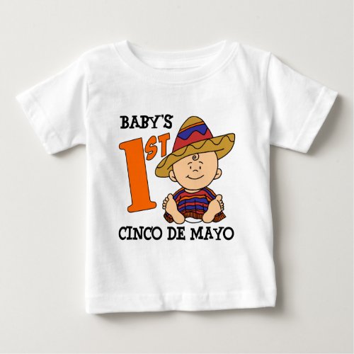 Babys 1st Cinco De Mayo Baby T_Shirt