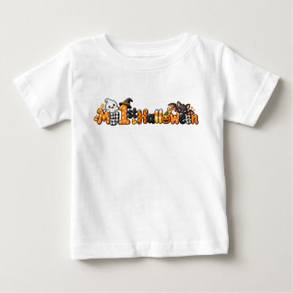 Baby's 1st Halloween Cute Baby Boy Ghost Bat Candy T-Shirt
