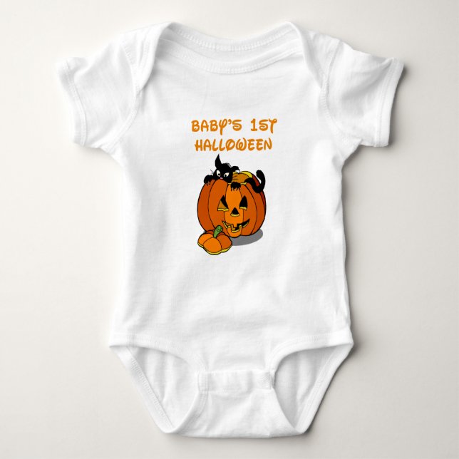 Baby's 1st Halloween T-Shirt Baby Bodysuit (Front)