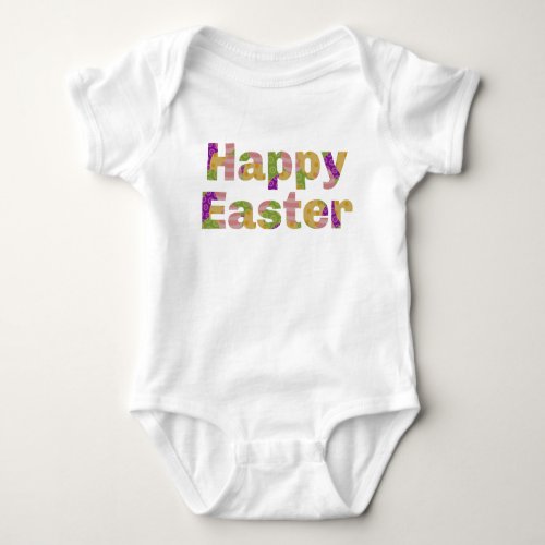 Babys 1st Happy Easter Baby Bodysuit