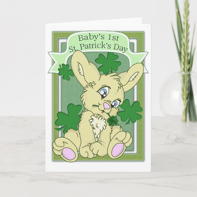 Baby's 1st St. Patrick's Day Card (Front)