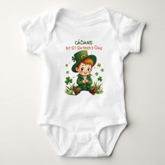 🍀 Baby's 1st St. Patrick's Day, Shenanigan Sprout Baby Bodysuit